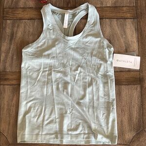 Athleta Momentum Camo Tank Women's Light Green Tank Top